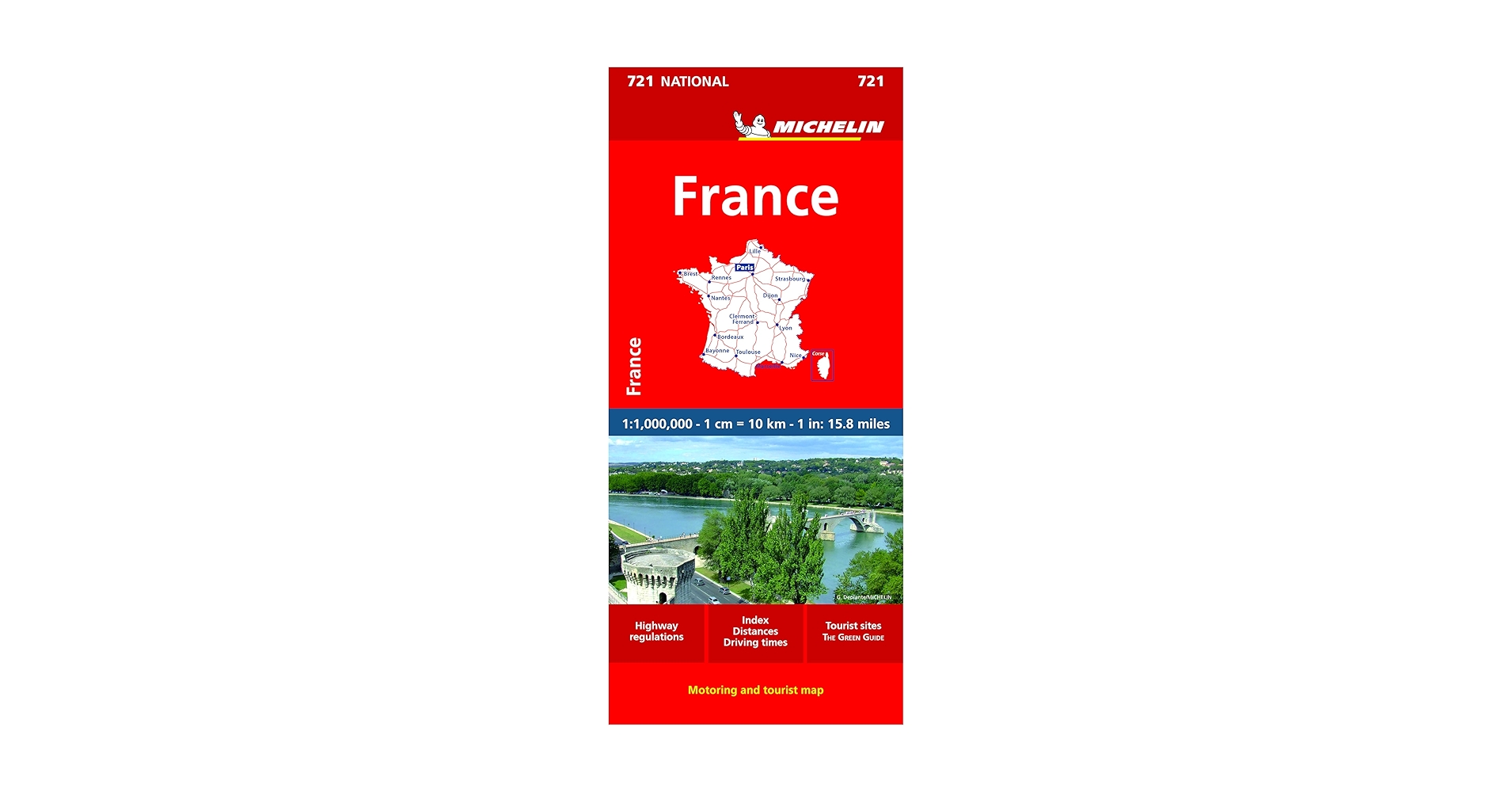 MICHELIN ATLAS ROUTIER FRANCE 2018フランス地図 Road and tourist atlas - France (paperback) - 2025 edition